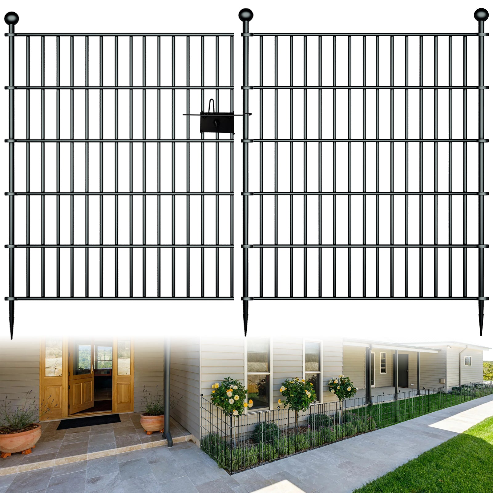 metal dog fencing panels