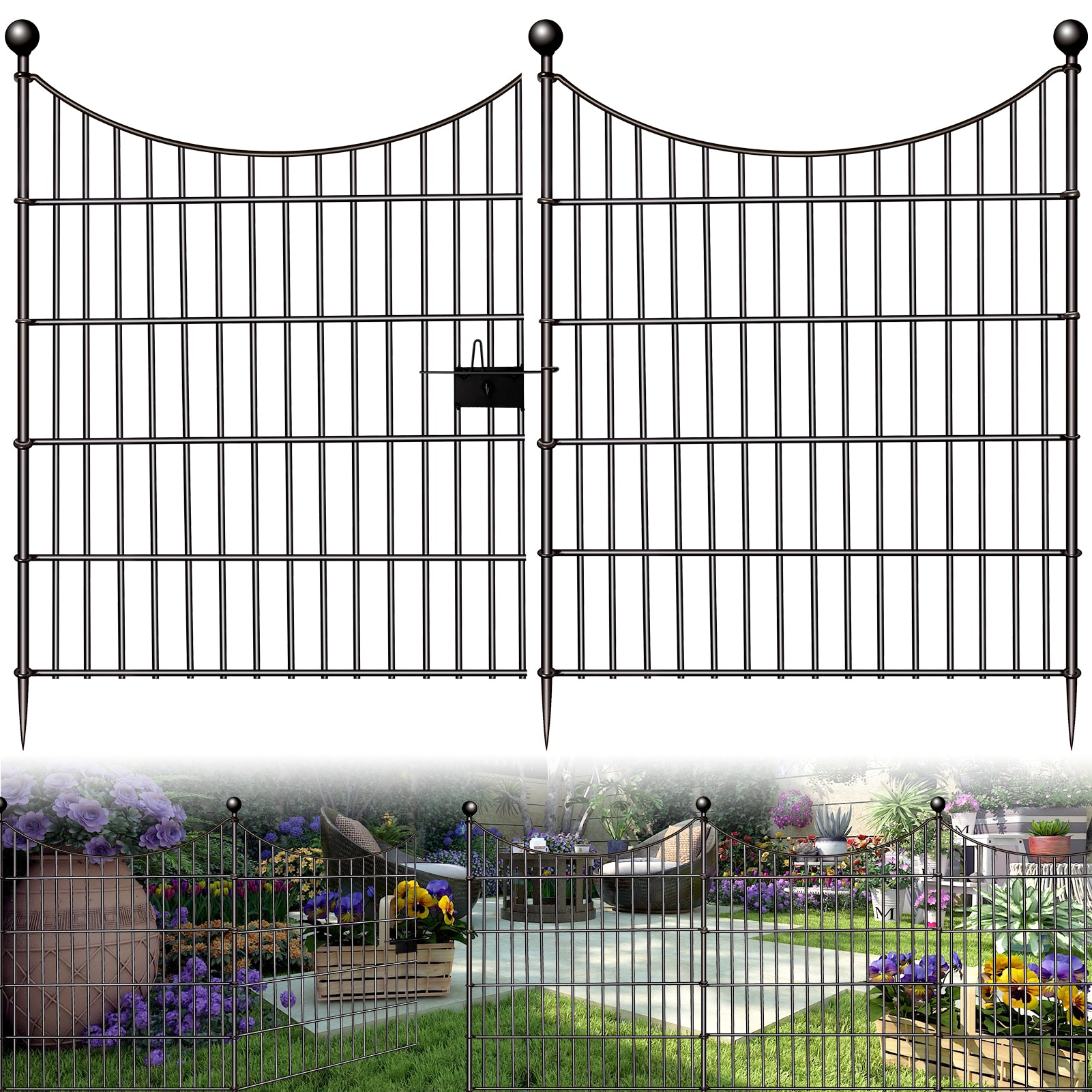 metal dog fencing panels